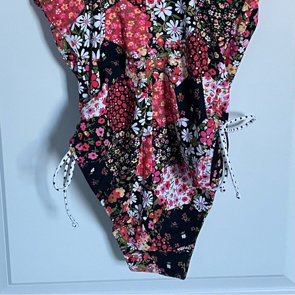 New! Skinny Dippers Jellyroll Rosalina Floral One Piece Swimsuit 35119 - Picture 9 of 12